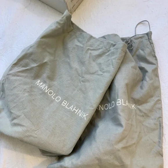 Manolo Blahnik Orange Suede Pumps Size 37 (US 7) Pointed Toe Stiletto Heels - Picture 12 of 13